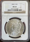 MS 64 ~ 1882 S Morgan Silver Dollar ~ NGC GRADED ~ BU GEM ~ 90% Silver $1