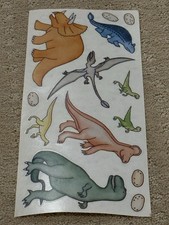 5 New Rare Vintage Tumblebeasts Dinosaur Sticker Sheets