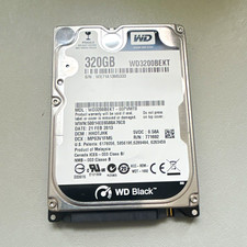 Western Digital WD Black 320GB 2.5" SATA 7200RPM 16MB HDD WD3200BEKT