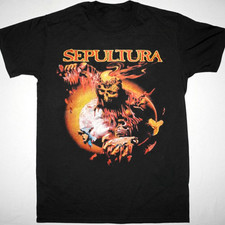 Collection Sepultura Cotton Short Sleeve Black S-2345XL Unisex T-Shirt