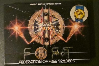 Federation of Free Traders Commodore Amiga Spiel Big Box Gremlin 1989 CIB