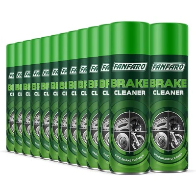 FANFARO 5400 Brake Cleaner Spray, Bremsenreiniger, Universalreiniger, 24x 500ml