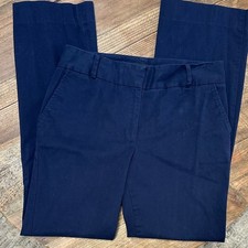 Talbots Heritage Navy Dress Pants Women's Size 6 Straight Leg Classic Trouser