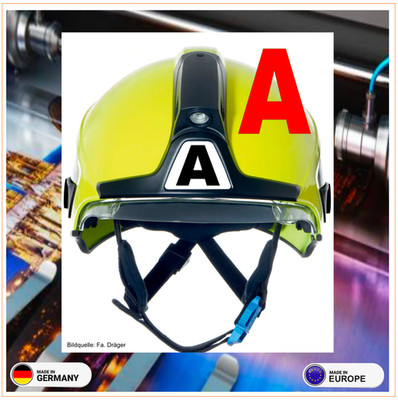 A - Atemschutzträger ,Helmbeschriftung retroreflektierender Aufkleber Feuerwehr