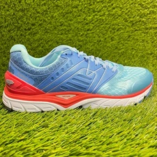 Karhu Fast 7 MRE Womens Size 8.5 Silver Lake Blue Red Running Shoes Sneakers