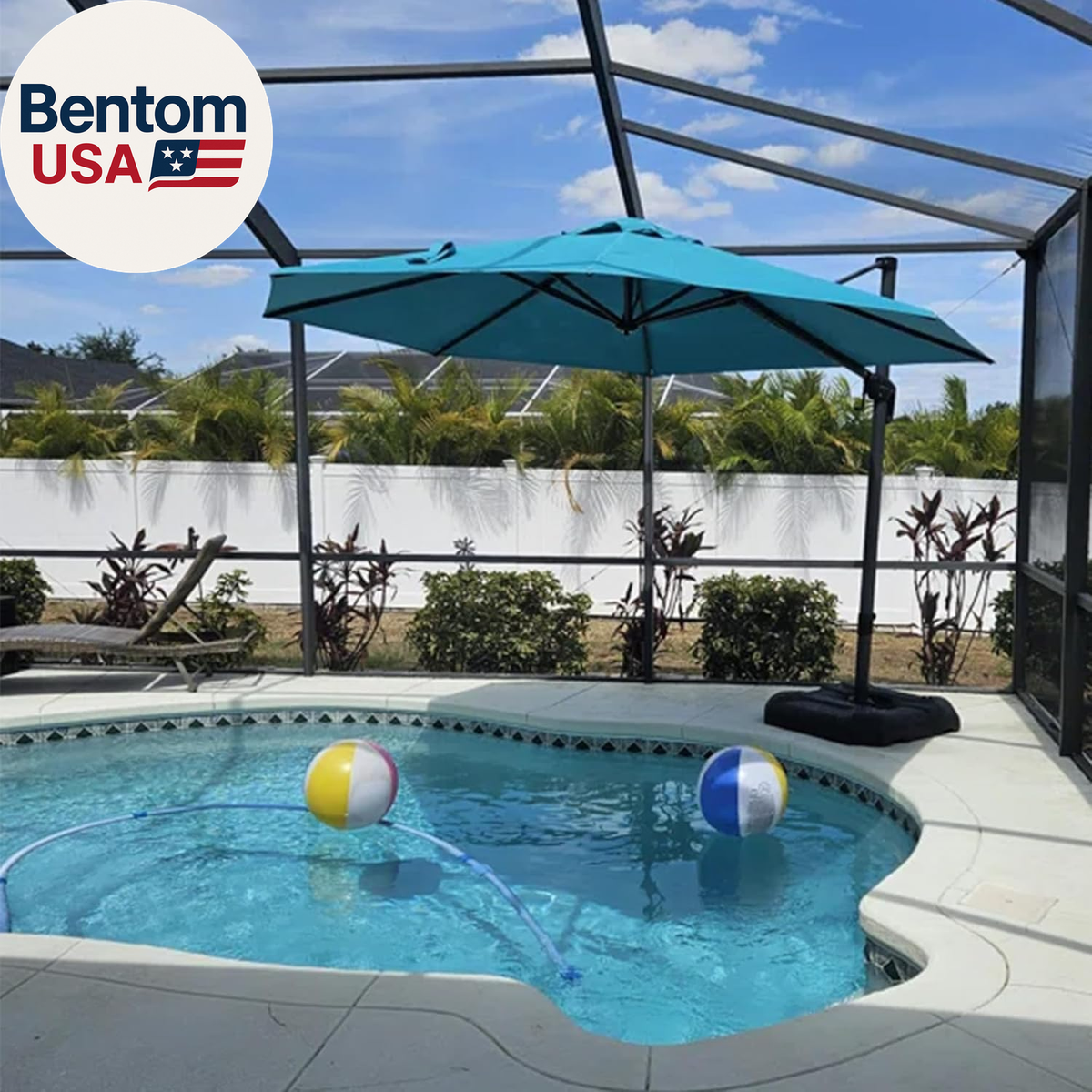 11 ft cantilever round offset patio umbrella GRAND 12 ft Patio with Base, Large Umbrellas for Garden Deck Pool Stay in the shade with our clever auto Cotter 11' Cantilever Umbrella Charlton