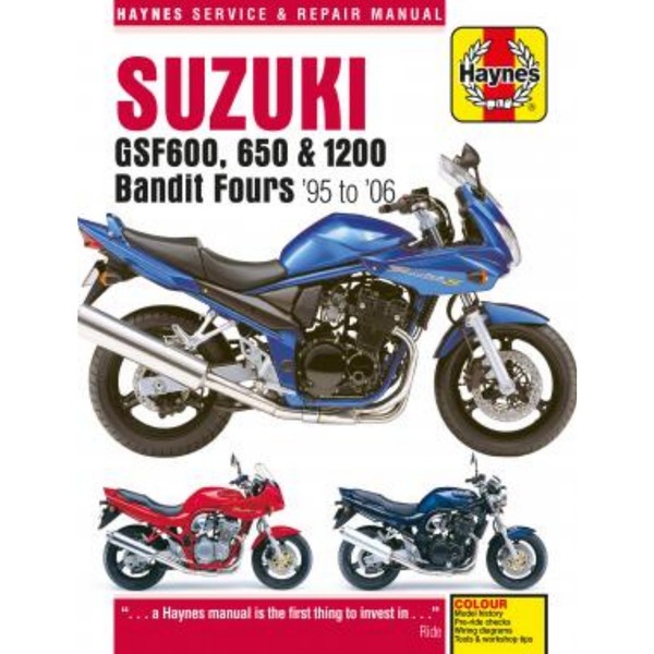 Suzuki GSF600, 650 Und 1200 (1995-2006) Werkstatthandbuch Haynes-image