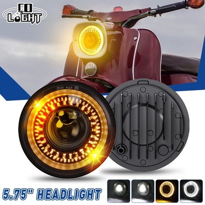 5,75'' Zoll LED Scheinwerfer Motorrad DRL Für Simson S51 S50 Schwalbe KR51/2