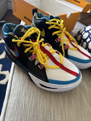 Size 4.5 (GS) - Nike Kyrie Flytrap 6 SE Mid Black Multicolor