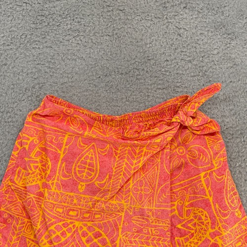 Patagonia Skort Girls Kids Medium 10 Floral Vacation Hawaiian Tropical Pink - Picture 2 of 16