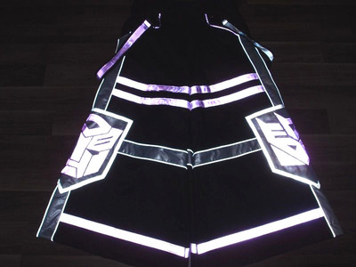 Heatwave phat pants rave gear reflective dance wear hardstyle reflector trousers