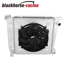 Aluminum 3 Row Radiator+Shroud Fan For 1985-1994 Ford Explorer Ranger Bronco II