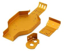 Team Associated 6637 RC10 GOLD PAN CHASSIS No...