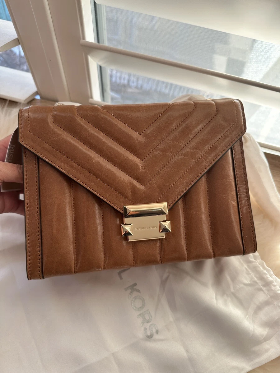 Whitney large quilted cheap leather shoulder bag