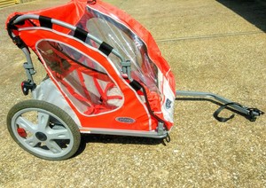 instep orange bike trailer