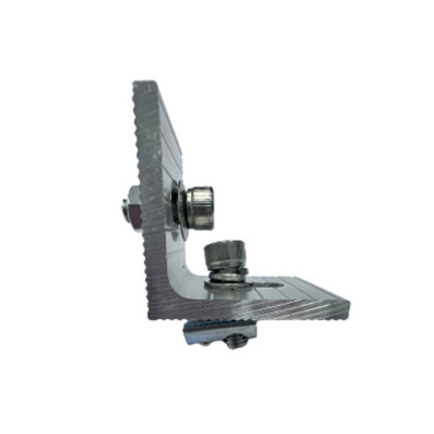 Profilverbinder Silber Alu Solarprofil 40x40mm Mit Nut