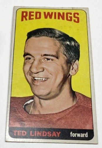 1964-65 Topps Tall Boys #82 Ted Lindsay Detroit Red Wings-photos for condition 