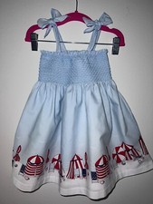 Janie and Jack girls Afternoon By The Sea dress 12-18