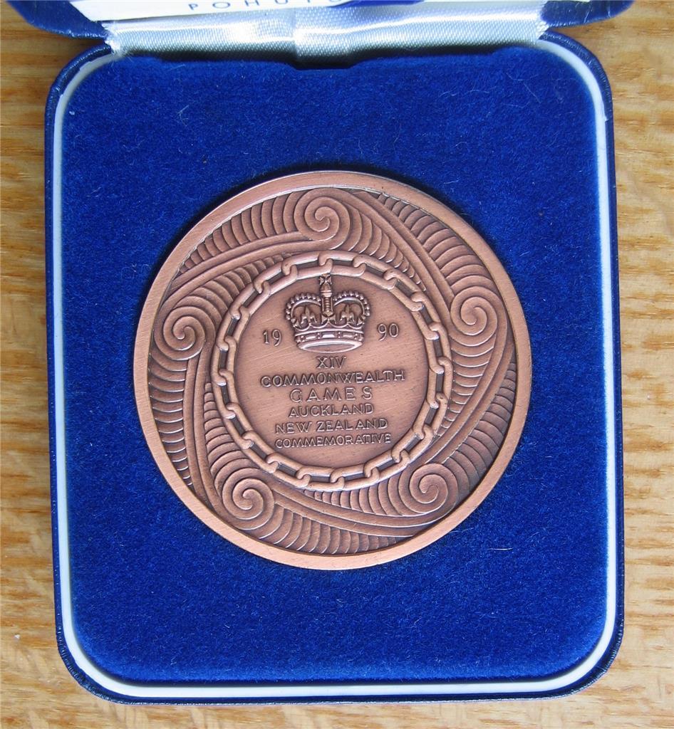 Bronze Participation Medal 14th Commonwealth Games 1990 Auckland