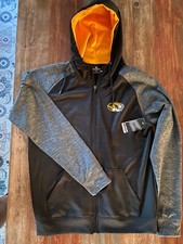 Men's Colosseum University Missouri Tigers Medium Hoodie Fleece Lined Mizzou