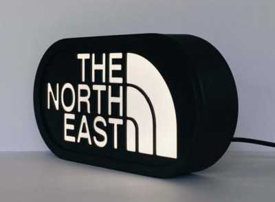 The North East - USB Lightbox ~ Schild ~ Lampe - Farboptionen verfügbar