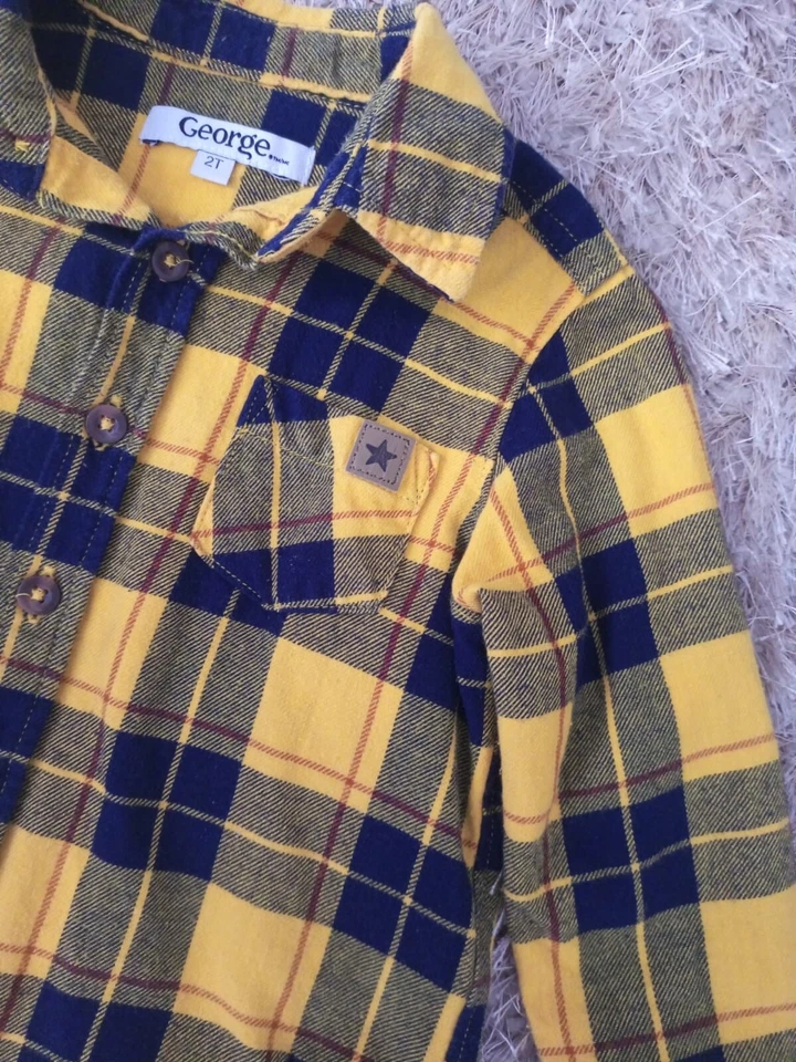 Camisa George Urban Pipeline Talla 2T, 100% Algodón Para Niño Foto 4 de 4