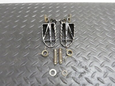 08 09 HONDA CRF 250 R CRF 250R OEM FOOT PEGS RIGHT LEFT FOOT PEG