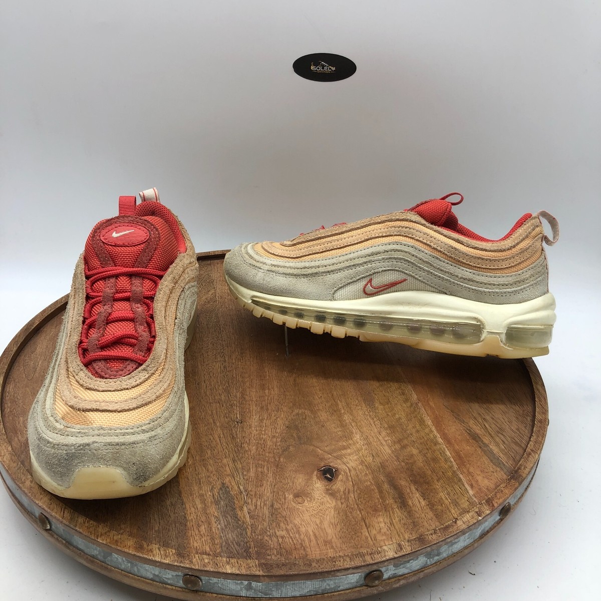 Nike Womens Air Max 97 DM8943-700 Orange Chalk Casual Shoes