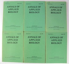 Annals Of Applied Biology 1976 Association Bi...