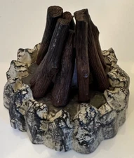 American Girl Doll Campfire Wood Fire Pit With Lights And Sounds - Tested WORKS!