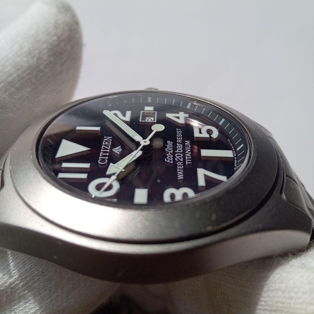 CITIZEN ECO-Drive PROMASTER 7828-H09971 Titanium Wristwatch CITIZEN ECO-Drive PROMASTER 7828-H09971 Titanium Wristwatch