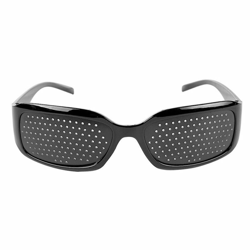 2Pair Pinhole Glasses Eyes Correction Exercise Eyesight Vision Care
