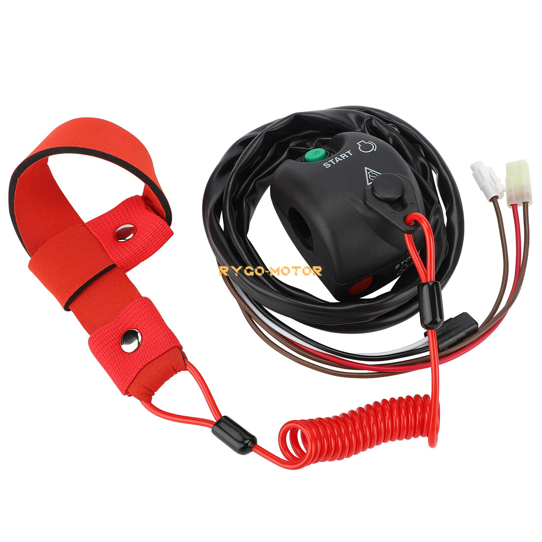 Handlebar Start Stop Switch &Lanyard for Yamaha XL1200 WaveRunner