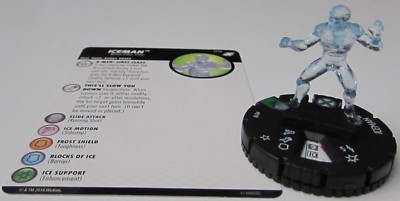 ICEMAN 018 X-Men Xavier's School Marvel HeroClix First Class