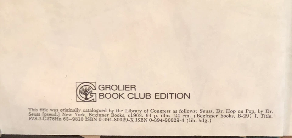 Vintage -Lot -4 Dr .SEUSS hc books: (3- 1983 -1 From -1957! - Изображение 3 из 4