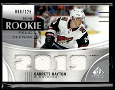 2019-20 SP Game Used 2019 Rookie Relic Blends Barrett Hayton 068/125 #RRB-BH
