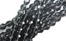 10 Montana Czech Glass Faceted Round Beads 8MM
