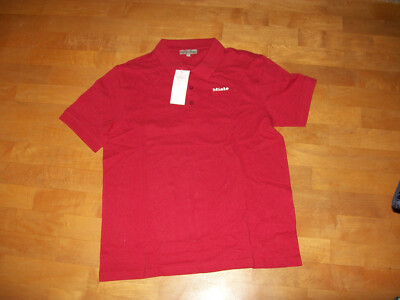 Poloshirt Herren Grösse M  Miele Shirt  Rubin red katag profession