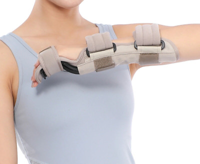 BSOS Soft Resting Splint Hand Brace 4 Finger Joint Support, Stroke CTS Arthritis