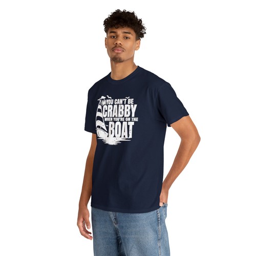 Can't Be Crabby on the Boat schweres Baumwoll-T-Shirt - Bild 139 von 193