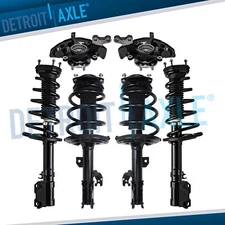 Front Steering Knuckles Wheel Bearing Hub Struts w/ Coil Spring for Toyota Camry