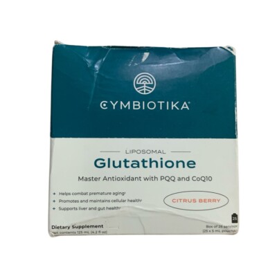 Cymbiotika Liposomal Glutathione w/ PQQ & CoQ10 - Master Antioxidant - 25 Pack