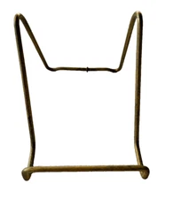 Display Plate Rack Store Fixture Metal Gold Finish Wire Several Available Adjust