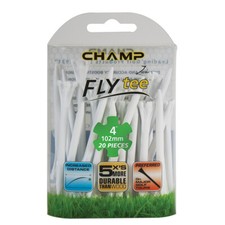Champ Zarma FLYtee 4" White, 20 count 2 packs