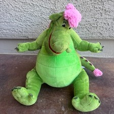 Disney Store Elliot Pete's Dragon Plush Puff The Magic Dragon Green 15 Inch Tall