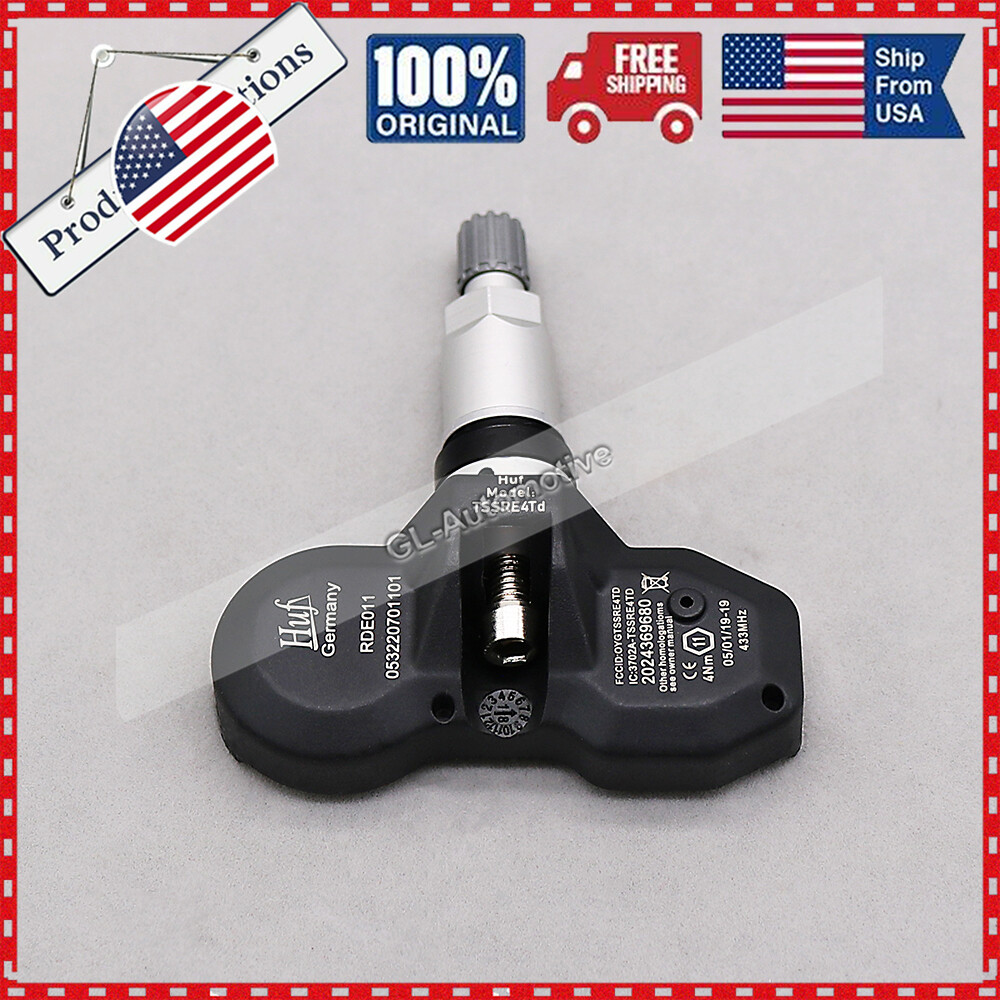 CDWTPS 433MHz Tire Pressure Monitor System Sensor 4-Pack Fit For BMW Mini Aston Martin Rolles Royce Replaces 36236798726 Black