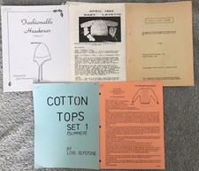 Fashionable Headwear, Baby Layette, etc Knitting Machine Pattern 5 Books