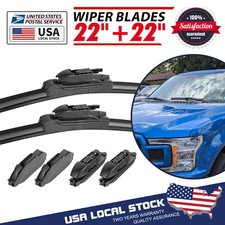 Front Windshield OEM Wiper Blades 22"+22" All Season For Ford F-150 2009-2018