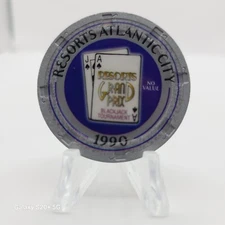 Resorts International Atlantic City New Jersey "25th Anniversary" 1990 Chip
