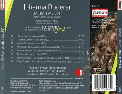 VARIOUS ARTISTS JOHANNA DODERER: MUSIC IS MY LIFE (MEIN LEBEN IST DIE MUSIK) NEW